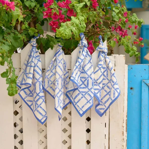 Discount Pomegranate Inc Blue Bamboo Napkin | Set of 4