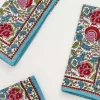 Best Pomegranate Inc Bohemian floral printed cotton napkins