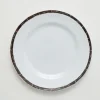 New Pomegranate Inc Brown Bamboo Melamine Dinner Plate | Set of 6