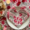 Fashion Pomegranate Inc Cactus Flower Scarlet & Rose Napkin | Set of 4