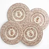 Discount Pomegranate Inc Capiz Shell Pomegranate Charger Taupe | Set of 4