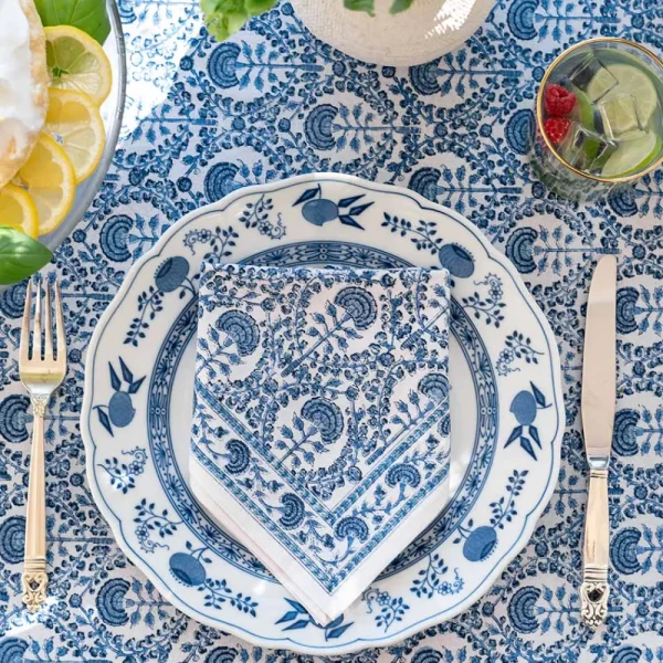 Outlet Pomegranate Inc Caroline Blue Napkin | Set of 4