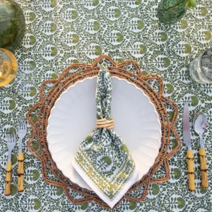 Sale Pomegranate Inc Caroline Green Napkin | Set of 4