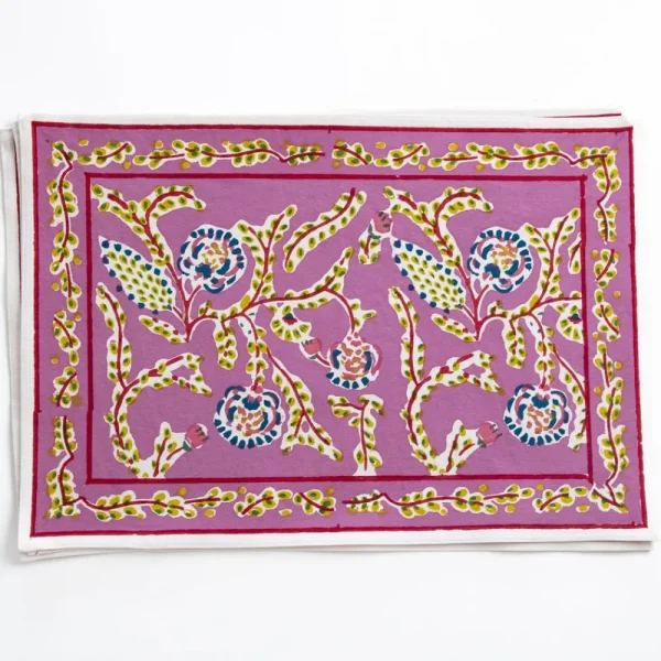 Sale Pomegranate Inc Climbing Dahlia Lilac Placemat | Set of 4