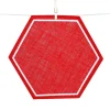 Discount Pomegranate Inc Coral Red Natural fiber placemat