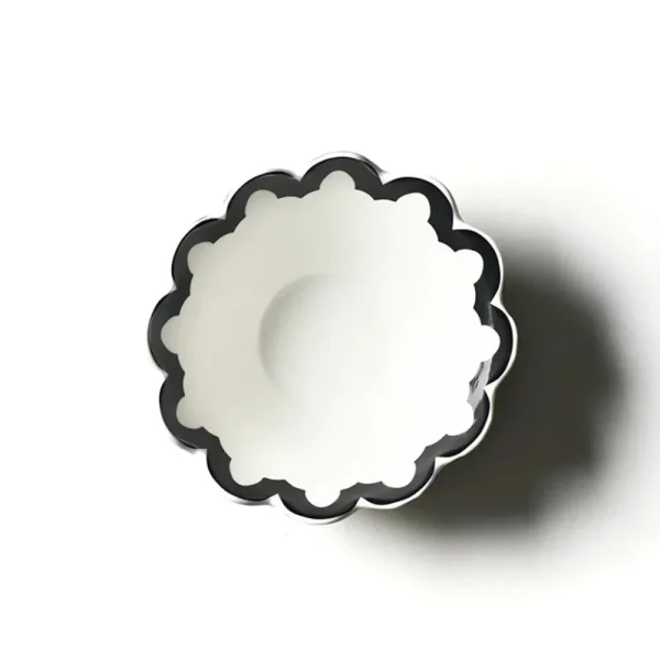 Sale Pomegranate Inc Coton Colors Arabesque Scalloped Bowl