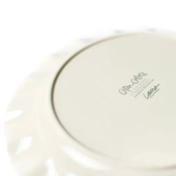 Outlet Pomegranate Inc Coton Colors Signature Ruffle Plate