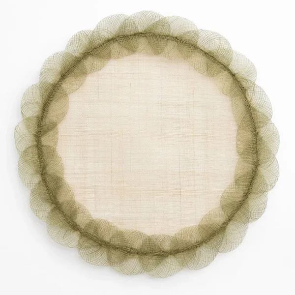 Discount Pomegranate Inc Fern Poplar Leaf Rice Paper Placemat | Set of 4