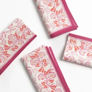 Clearance Pomegranate Inc Gardenia Vine Berry Napkin | Set of 4