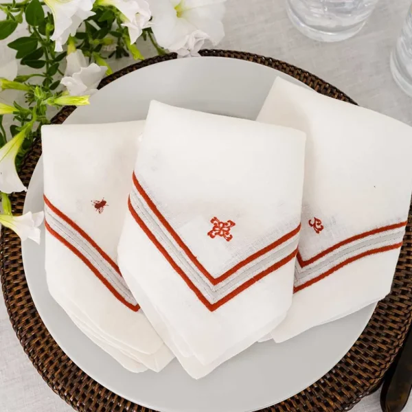 Online Pomegranate Inc India Hicks Home Antique Brown Rattan Charger | Set of 4