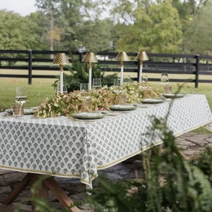 Sale Pomegranate Inc India Hicks Home Carnation Hunter Green Tablecloth