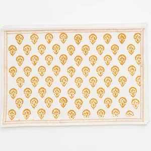 Online Pomegranate Inc India Hicks Home Carnation Golden Placemat | Set of 4
