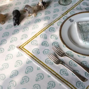 Discount Pomegranate Inc India Hicks Home Carnation Seafoam Placemat | Set of 4