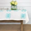 Sale Pomegranate Inc India Hicks Home Embroidered Twin Palms Palladian Blue Tablecloth