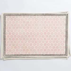 Clearance Pomegranate Inc India Hicks Home Mini Sea Biscuit Blush Placemats