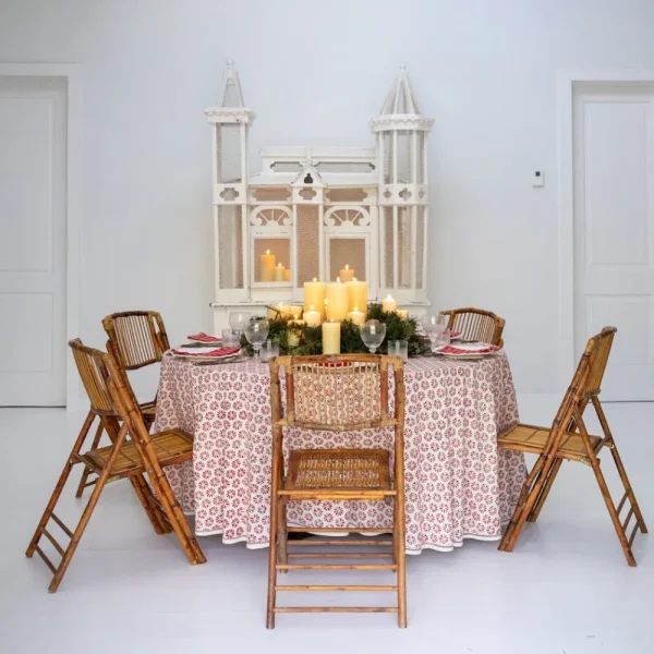 Hot Pomegranate Inc India Hicks Home Sea Biscuit Red Tablecloth