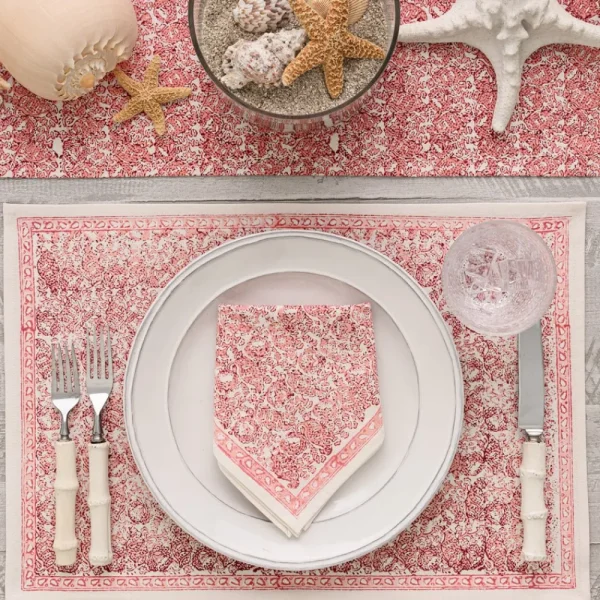 Online Pomegranate Inc India Hicks Home Seashell Blush Placemat | Set of 4