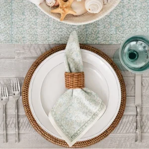 Discount Pomegranate Inc India Hicks Home Seashell Seafoam Napkin | Set of 4