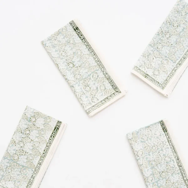 Discount Pomegranate Inc India Hicks Home Seashell Seafoam Napkin | Set of 4