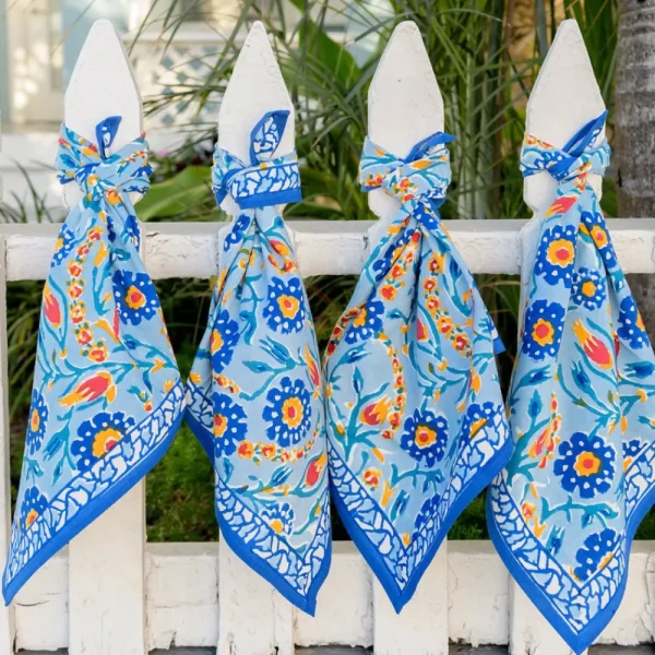 Online Pomegranate Inc Iznik Blue Napkin | Set of 4