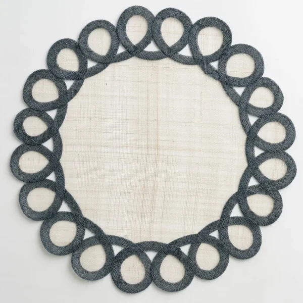 Outlet Pomegranate Inc Lead Woven Doodles Placemat | Set of 4