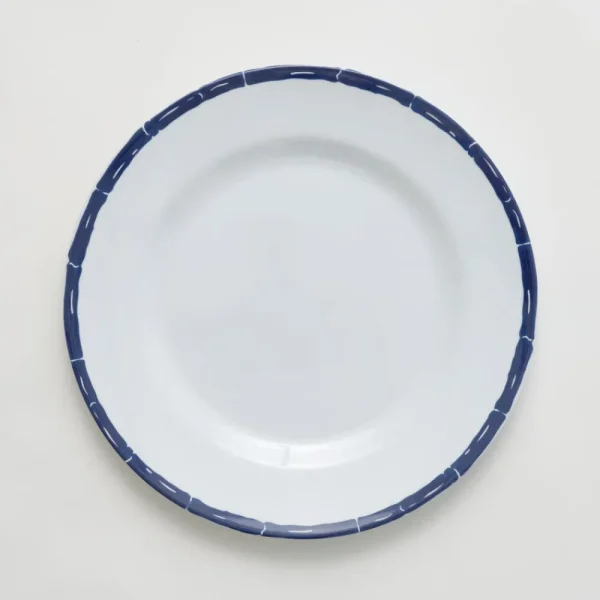 Outlet Pomegranate Inc Navy Bamboo Melamine Dinner Plates
