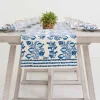 Hot Pomegranate Inc Pom Bells Wedgewood Table Runner