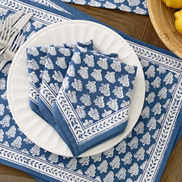 Sale Pomegranate Inc Pom Buti Denim Napkin | Set of 4