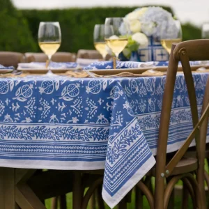 New Pomegranate Inc Pomegranate Blue Tablecloth