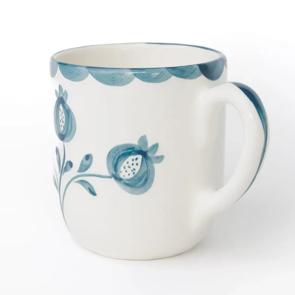 Discount Pomegranate Inc Pomegranate Trio Vine Teal Mug | Set of 2
