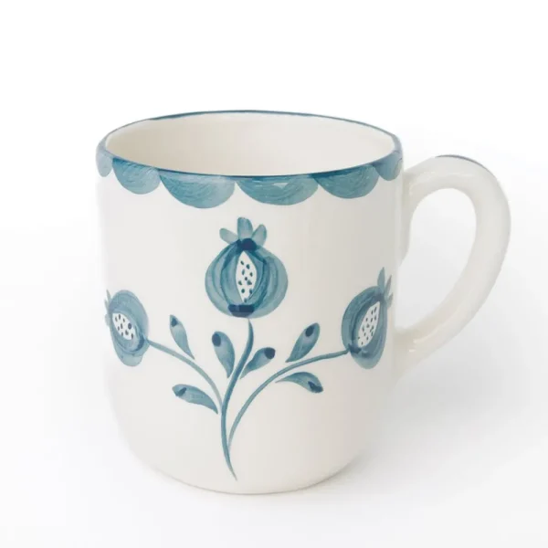 Discount Pomegranate Inc Pomegranate Trio Vine Teal Mug | Set of 2