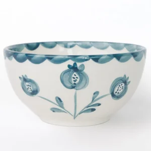 Hot Pomegranate Inc Pomegranate Trio Vine Teal Bowl | Set of 2