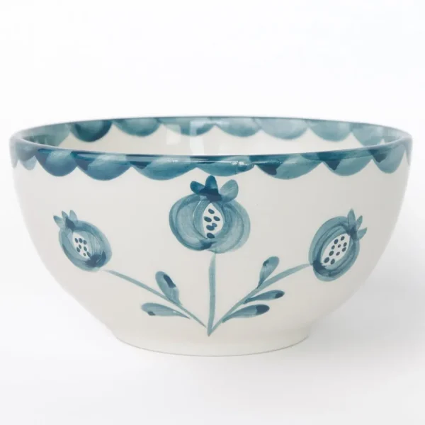 Hot Pomegranate Inc Pomegranate Trio Vine Teal Bowl | Set of 2