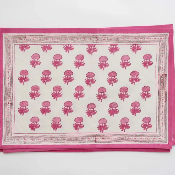 Clearance Pomegranate Inc Rosé Placemat | Set of 4