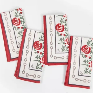 Clearance Pomegranate Inc Run For The Roses 150 Napkins | Set of 4