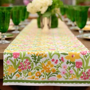 Fashion Pomegranate Inc 70s Flower Table Runner