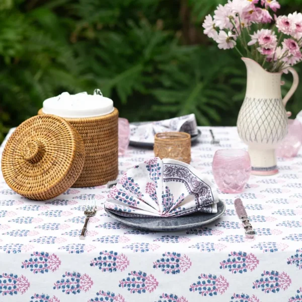 Sale Pomegranate Inc Sagar Blue & Magenta Napkin