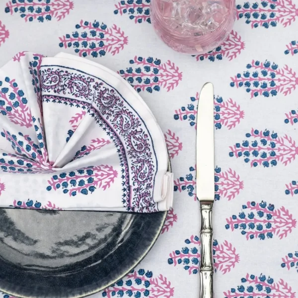 Sale Pomegranate Inc Sagar Blue & Magenta Napkin