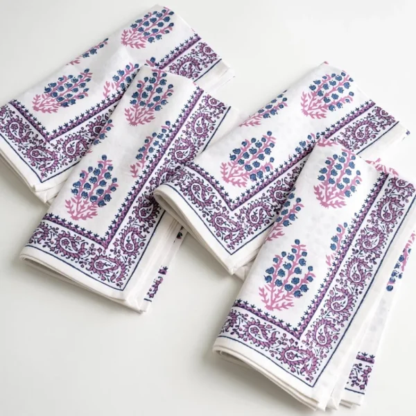 Sale Pomegranate Inc Sagar Blue & Magenta Napkin