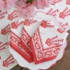 Hot Pomegranate Inc Sagar Red & Pink Napkin | Set of 4