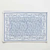 Hot Pomegranate Inc Tapestry Blue Placemat | Set of 4