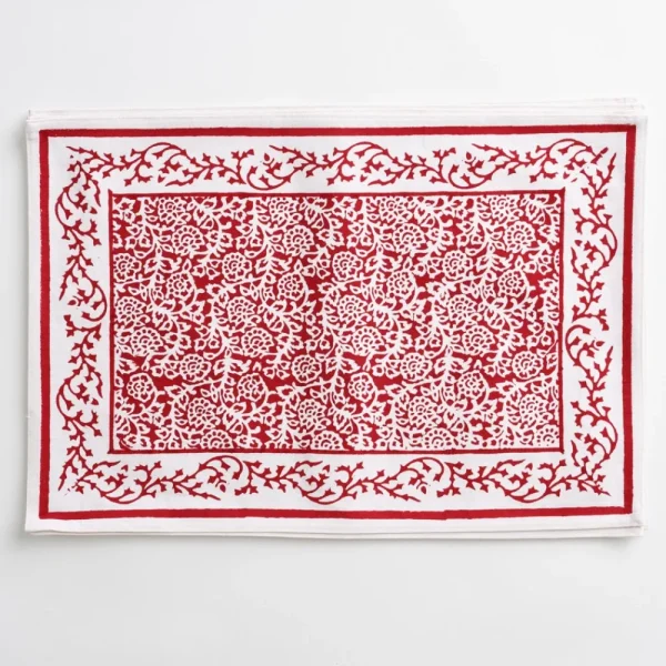 Sale Pomegranate Inc Tapestry Deep Red Placemat
