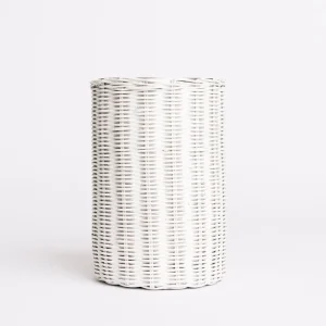 Clearance Pomegranate Inc White Wicker Wine Cooler