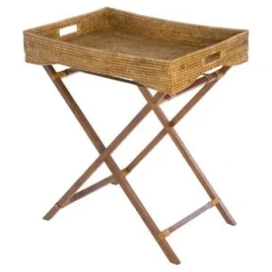 Sale Pomegranate Inc Woven Rattan Butler Tray