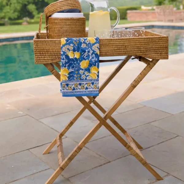 Sale Pomegranate Inc Woven Rattan Butler Tray