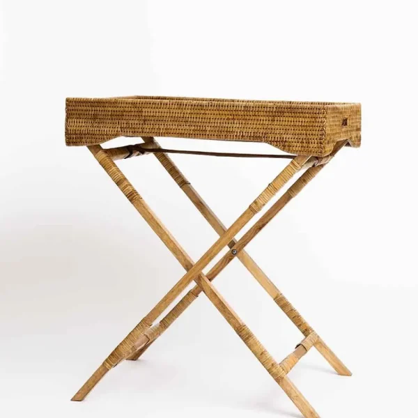 Sale Pomegranate Inc Woven Rattan Butler Tray