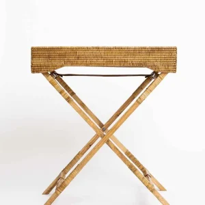 Sale Pomegranate Inc Woven Rattan Butler Tray