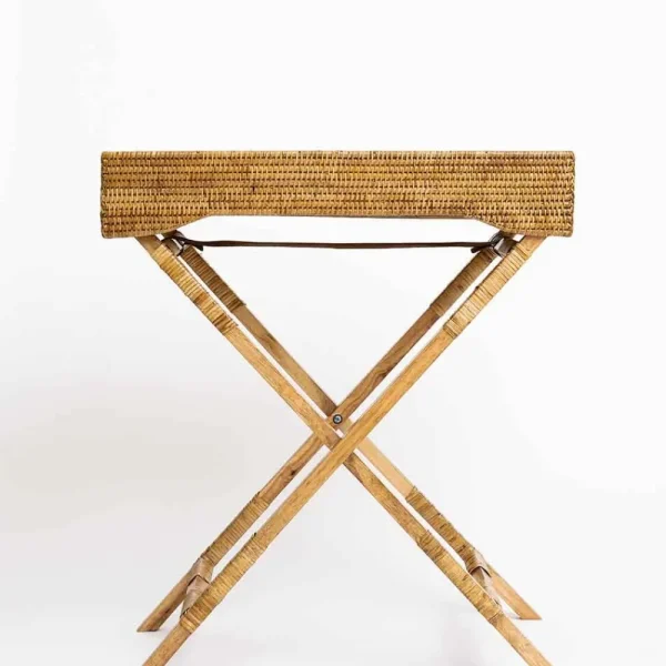 Sale Pomegranate Inc Woven Rattan Butler Tray